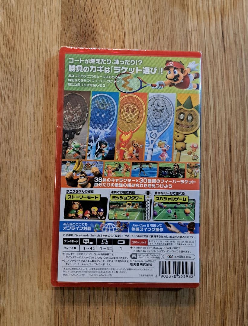 【新品】マリオテニス フィーバー Nintendo Switch2 ソフト
