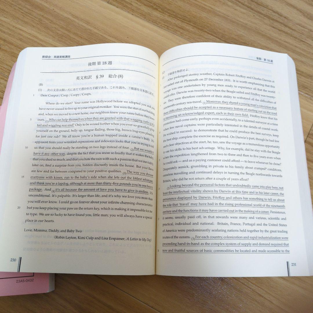 鉄緑会　高2英語教材　4冊セット