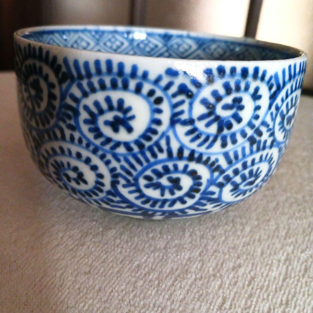 古伊万里　蛸唐草　湯のみ茶碗
