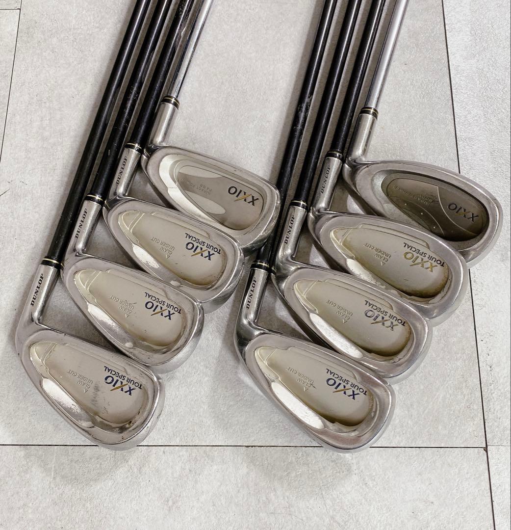 T627 現状品 ゼクシオ 他 ゴルフクラブ メンズ フルセット 13点 青