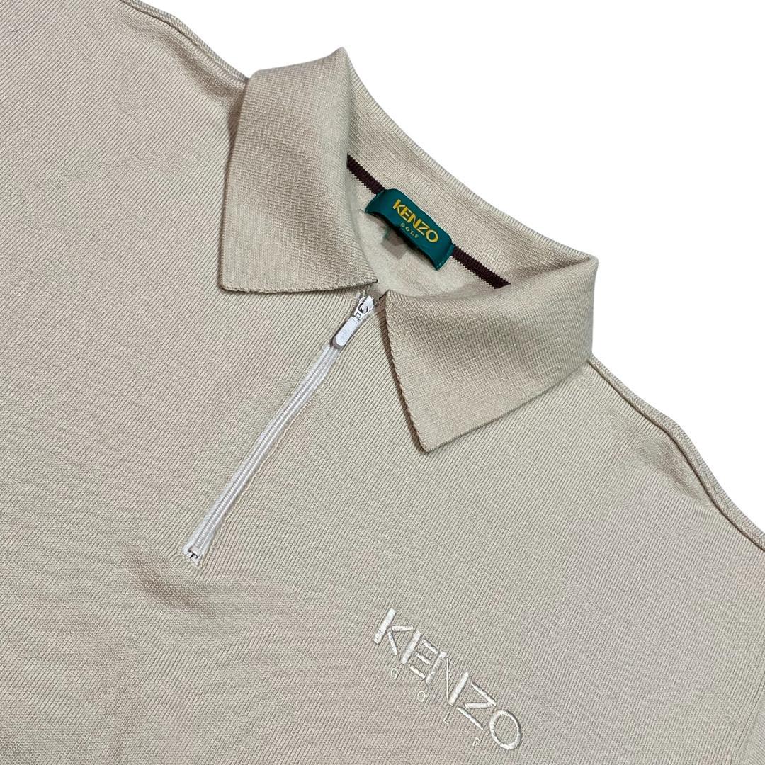 KENZO ケンゾー ゴルフ 襟付き ハーフジップ ニット シャツ メンズ