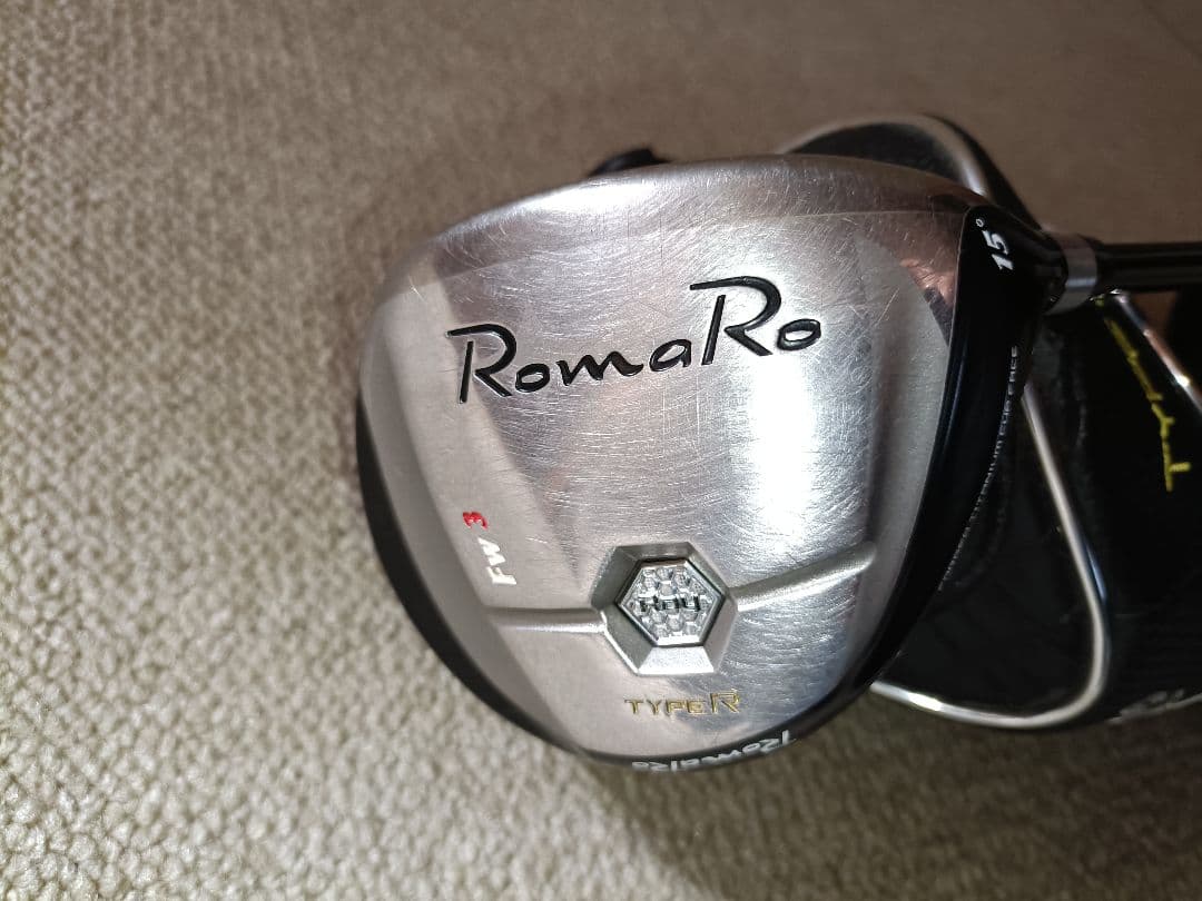 ロマロ　RomaRo FW3　15°ロフトのステンレス製フェアウェイウッド