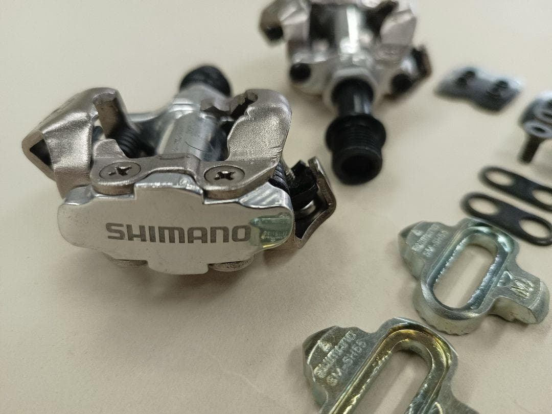 99 【中古】SHIMANO　SPDペダル PD-M540　新品クリート付