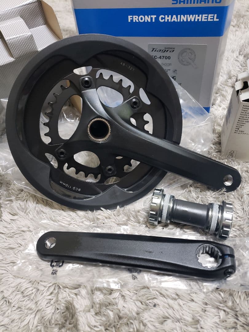 RROWHEEL RPL-521CP-TT クランク&BB 自転車クランク