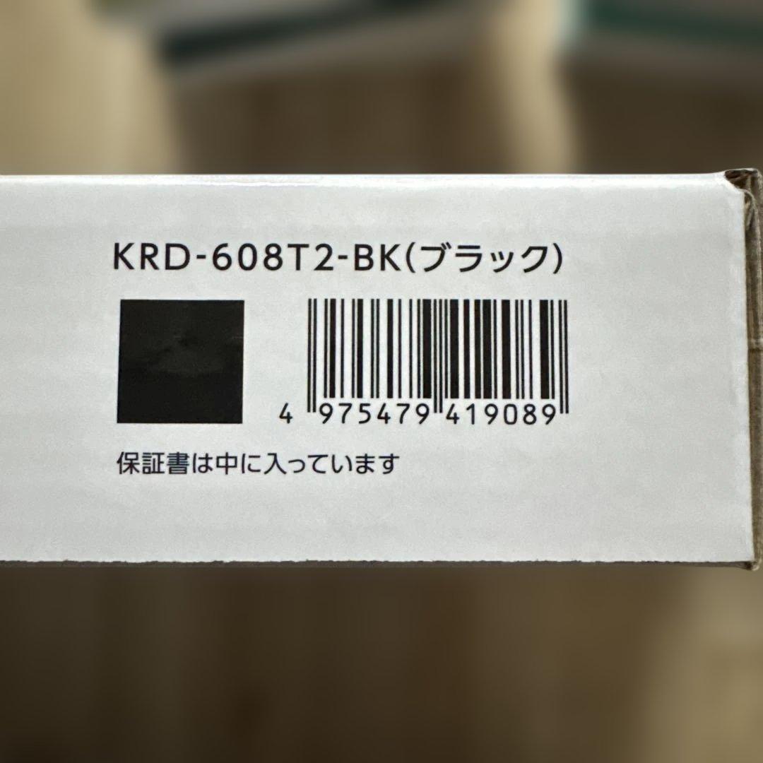 オムロン 体重体組成計 KRD-608T2-BK（ブラック）