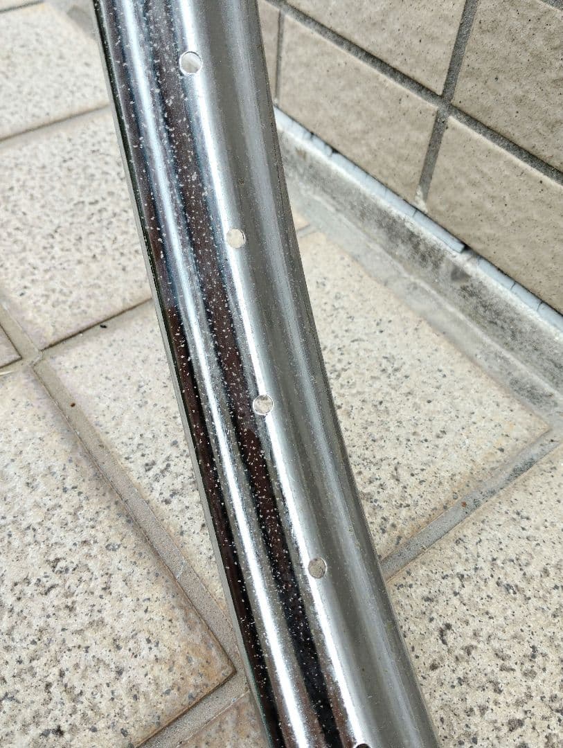 稀少新品 ウカイ26 1 3/4BE 40穴 鉄リム 軽運搬車
