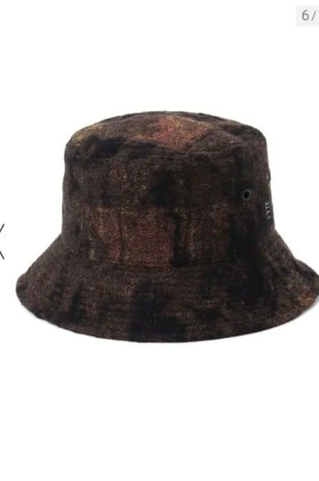 専用 ヨウジヤマモトCHECK JACQUARD BUCKET HAT