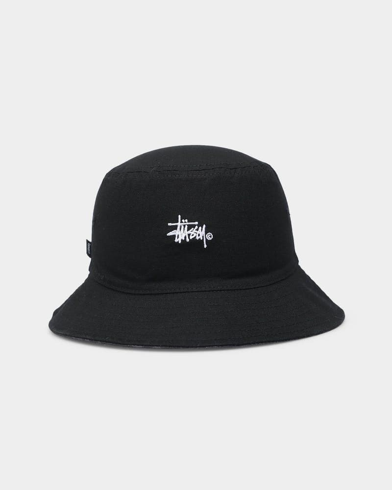 日本未入荷 STUSSY ハワイアン バケットハット Black