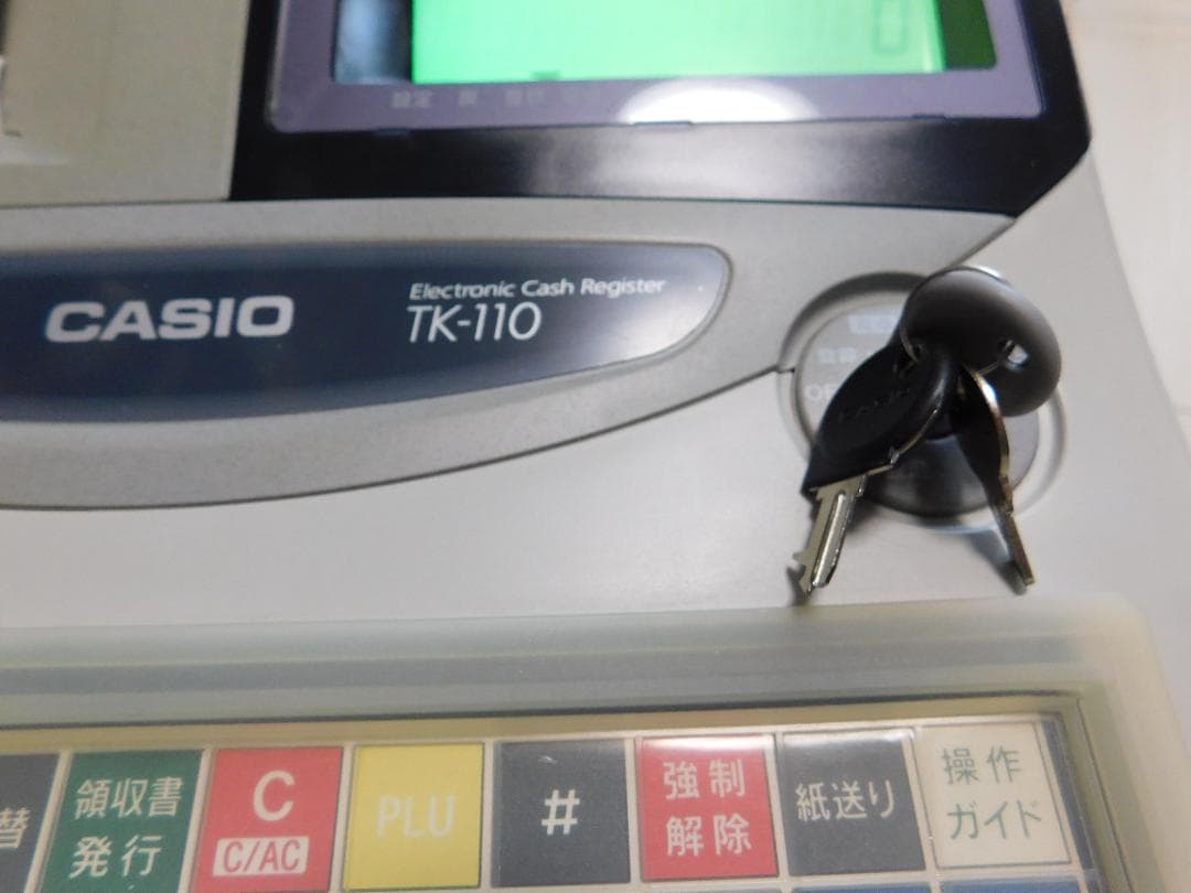 CASIO 電子レジスター TK-110　未使用　開封済