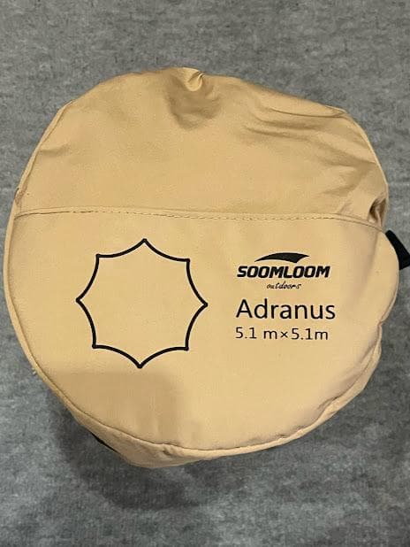 SoomloomタープAdranus 5.1ｍX5.1ｍ
