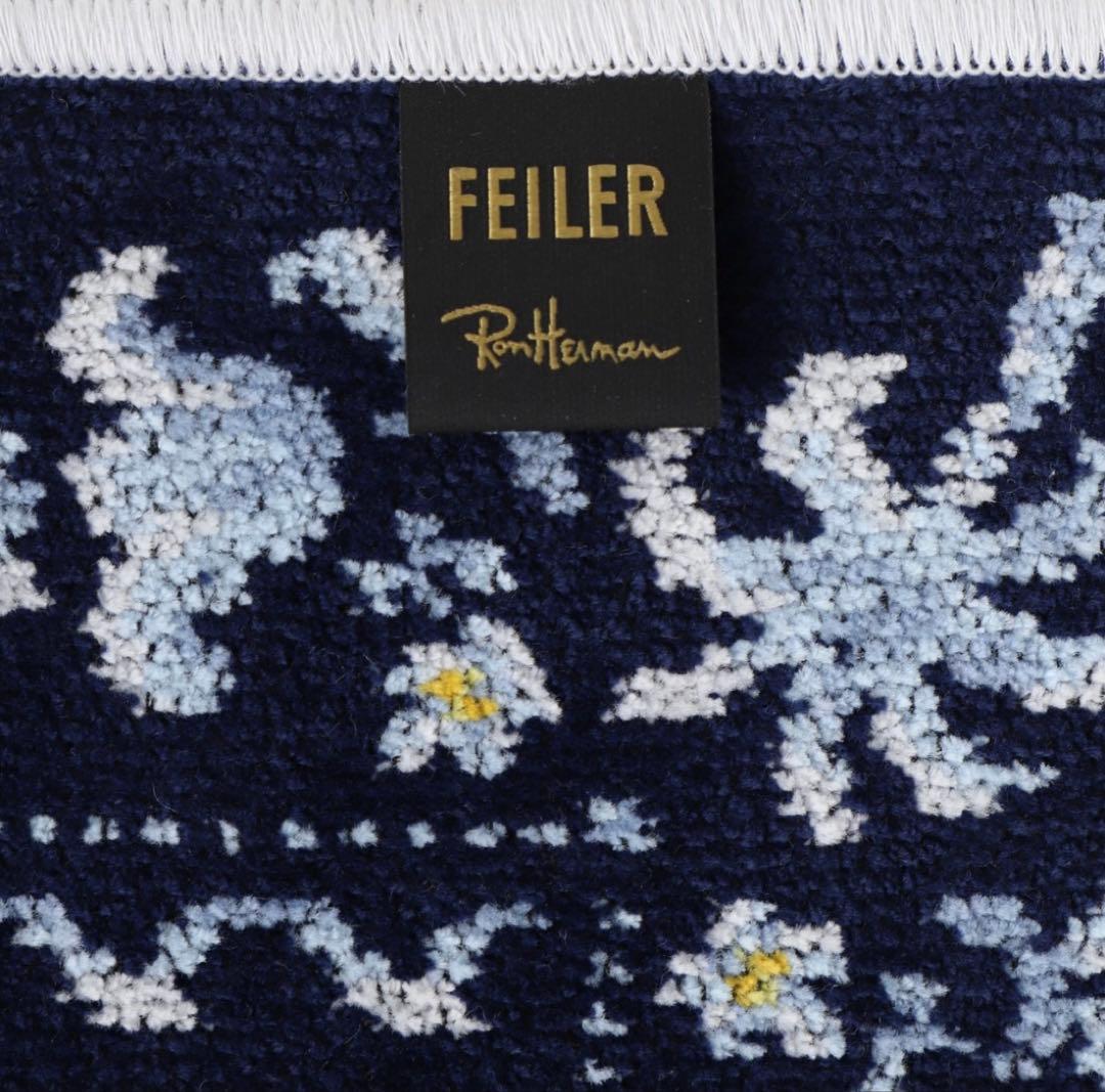 ロンハーマン別注FEILER Bandana Handkerchief 白