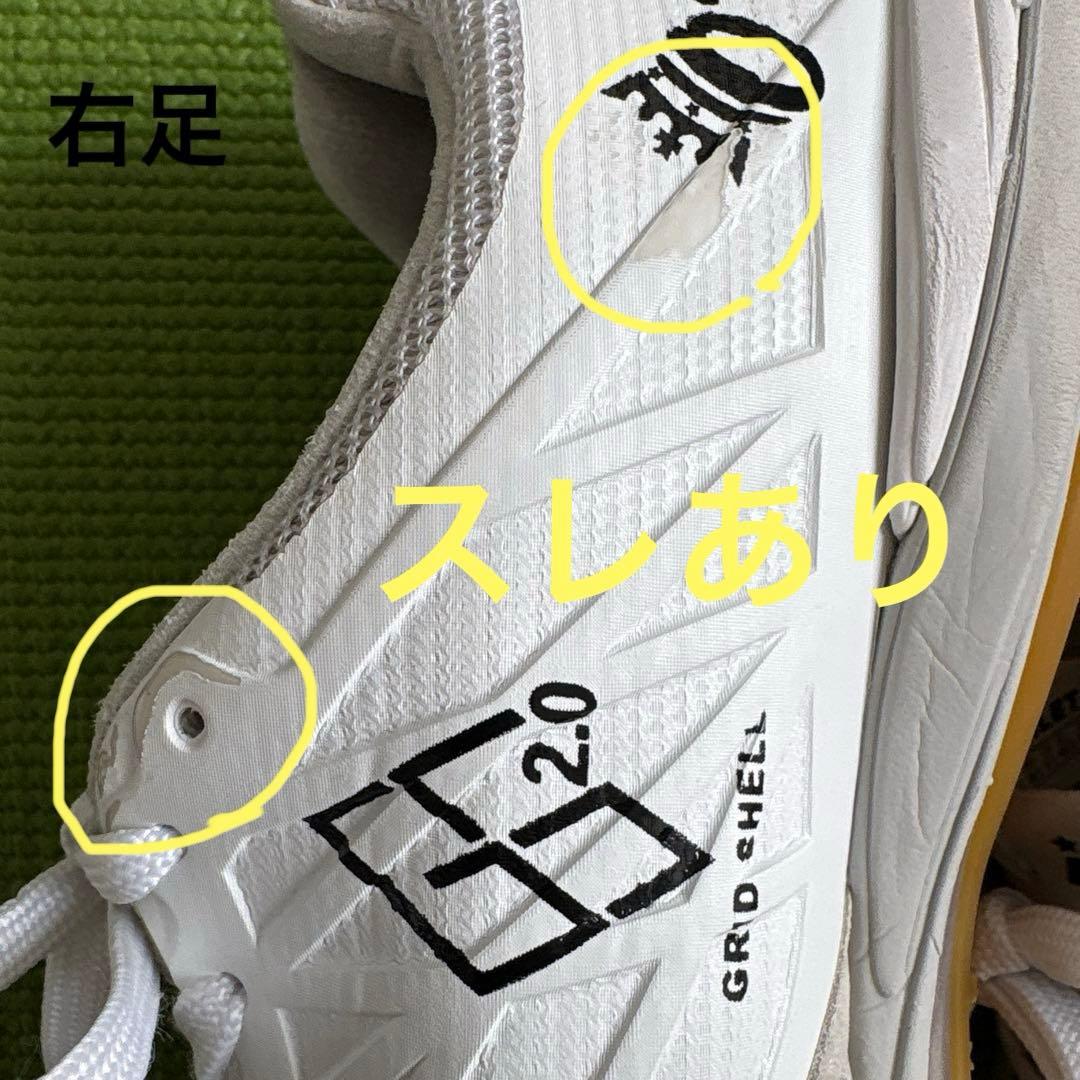 【美品】ATHLETA O Rei フットサルシューズ ホワイト 24.5
