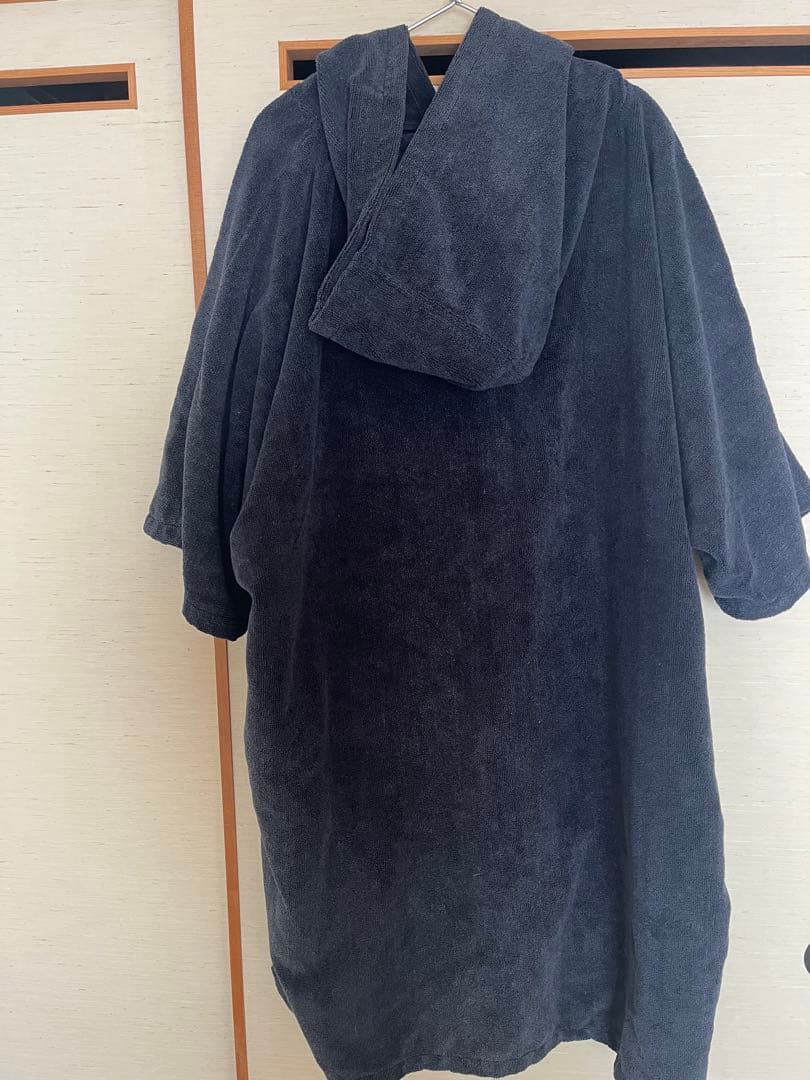 Saunner フード付きサウナポンチョ ダークグレー