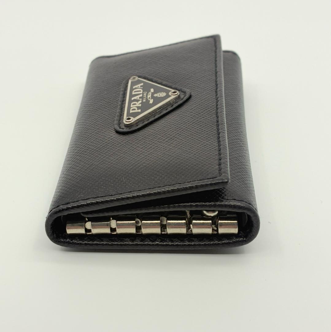 PRADA プラダ レザー 6連キーケース 黒 ブラック A1334A1