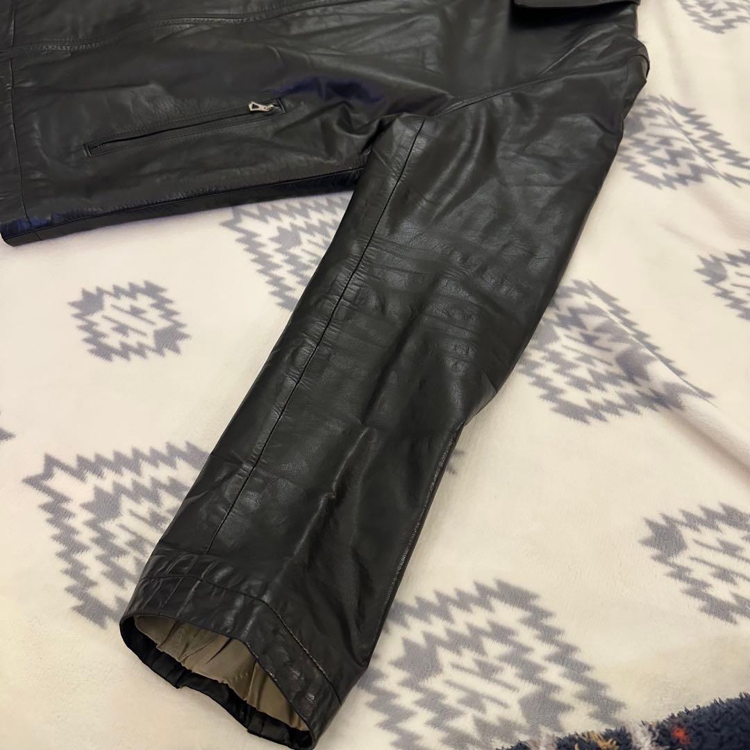 Paul Smith ポールスミス レザージャケット 黒 M シングルライダース