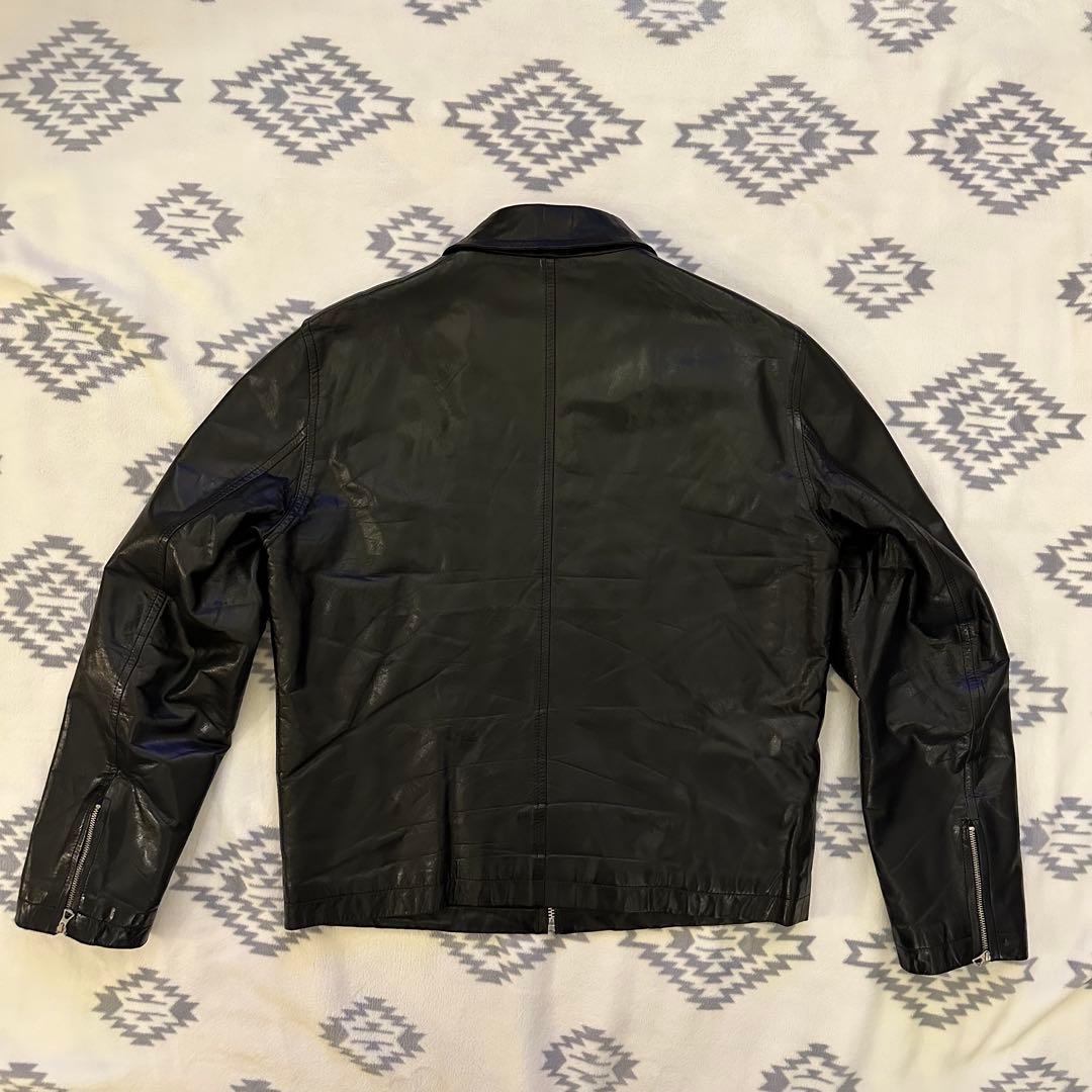 Paul Smith ポールスミス レザージャケット 黒 M シングルライダース
