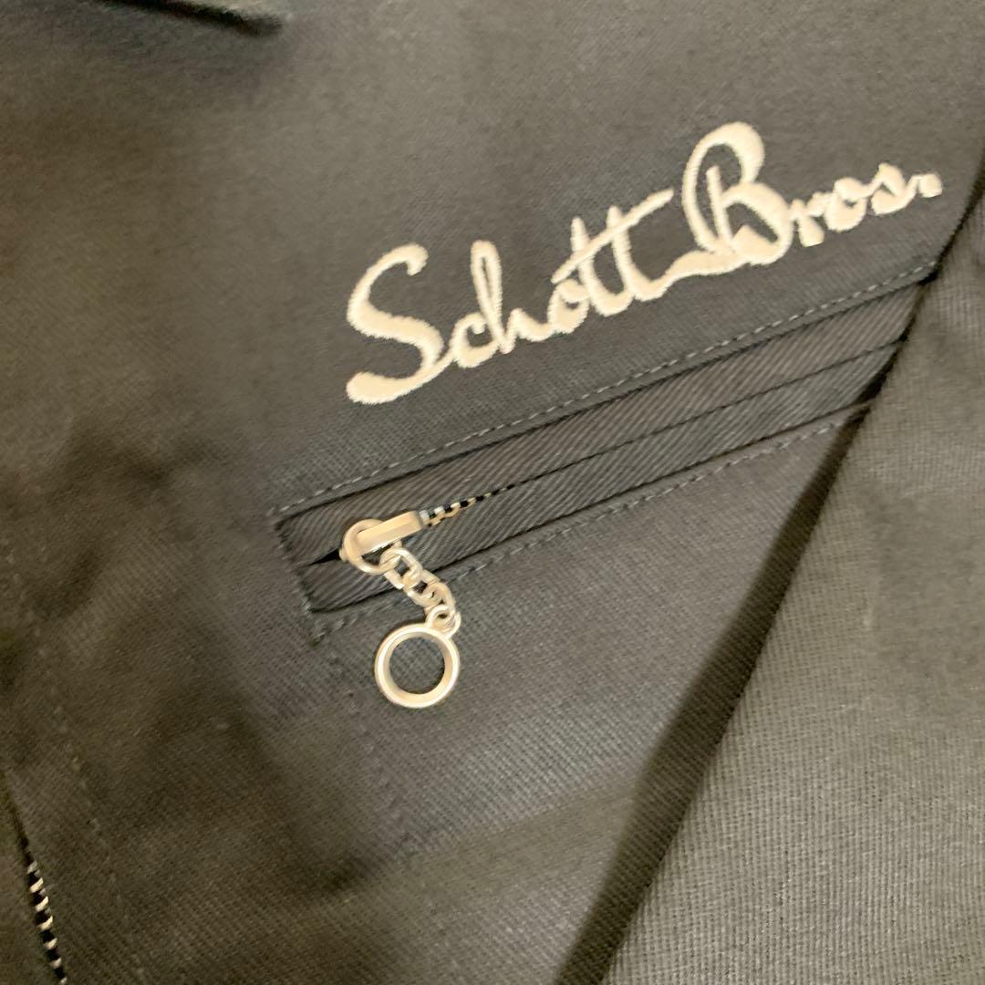 Schott 黒 カジュアルジャケット