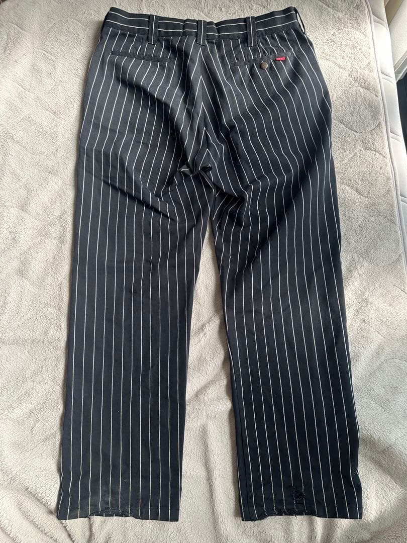 パンツ supreme Work Pant Black Stripe 34 21ss