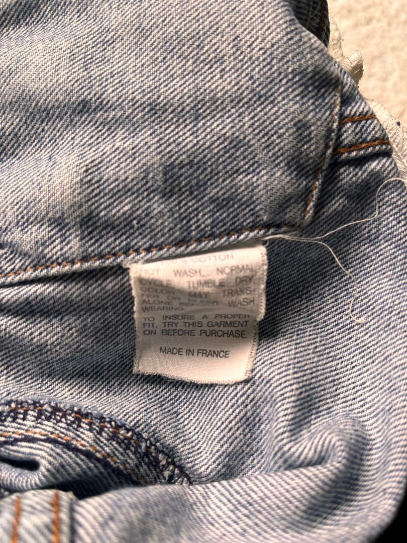 Levi's デニムジャケット フランス製 サイズ:50