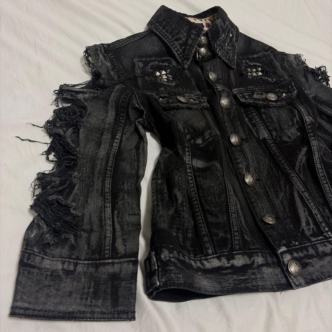 00’s archive damage studs jacket roen