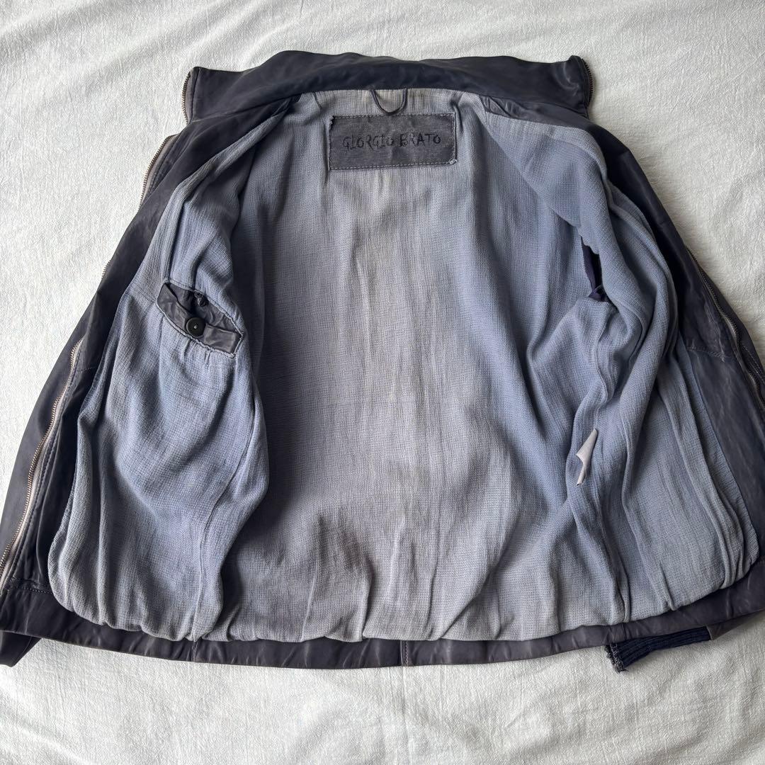 ジャケット・アウター archive giorgio brato leather jacket