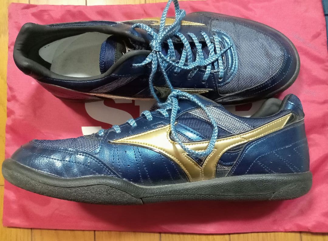 《26.5cm》【MIZUNO】フィールドジオRD ネイビー×ゴールド
