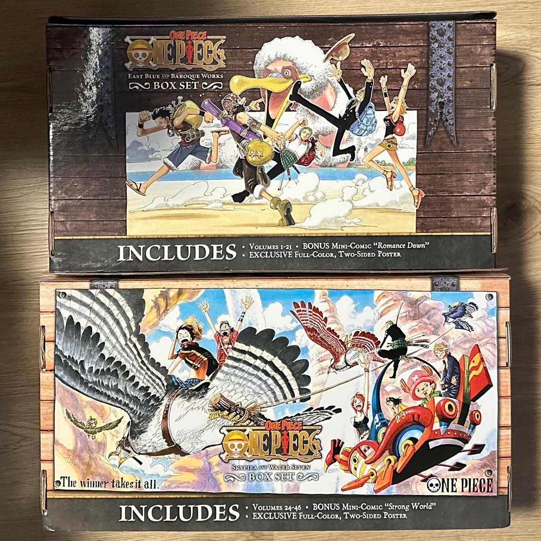 英語版ワンピース 漫画 46巻セット ポスター&冊子付 ONE PIECE