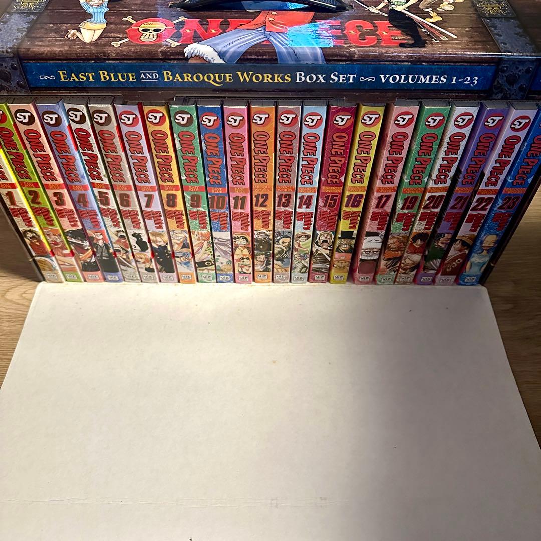 英語版ワンピース 漫画 46巻セット ポスター&冊子付 ONE PIECE