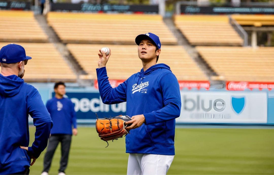 【正規品】大谷翔平 MLBドジャース NIKE 選手仕様フーディー JXL