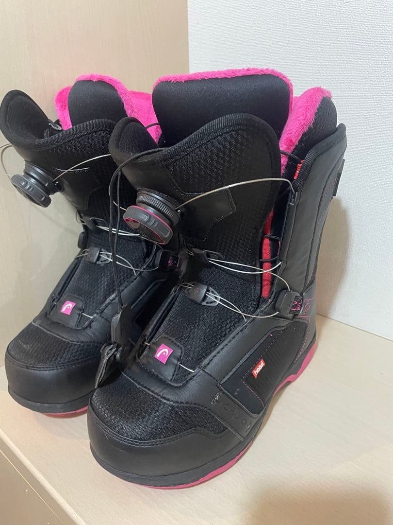 【美品】スノーボードブーツ HEAD BOAシステム　24cm レディース