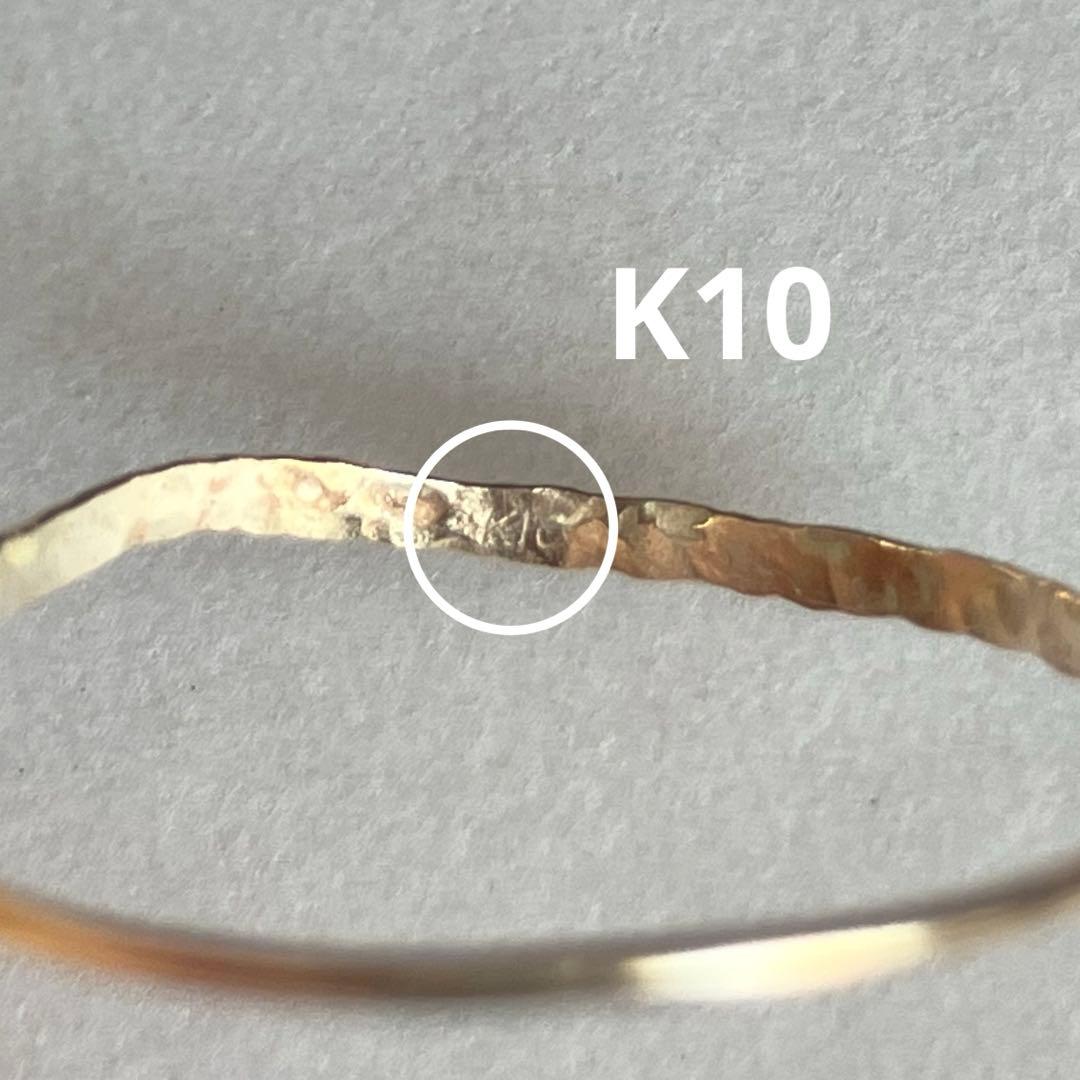 K10 10金　24号　リング　38