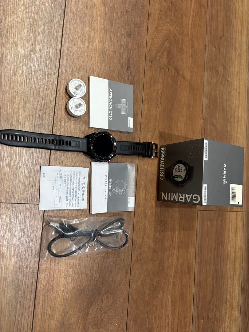 Garmin GPSゴルフウォッチApproach S62 CT10同梱