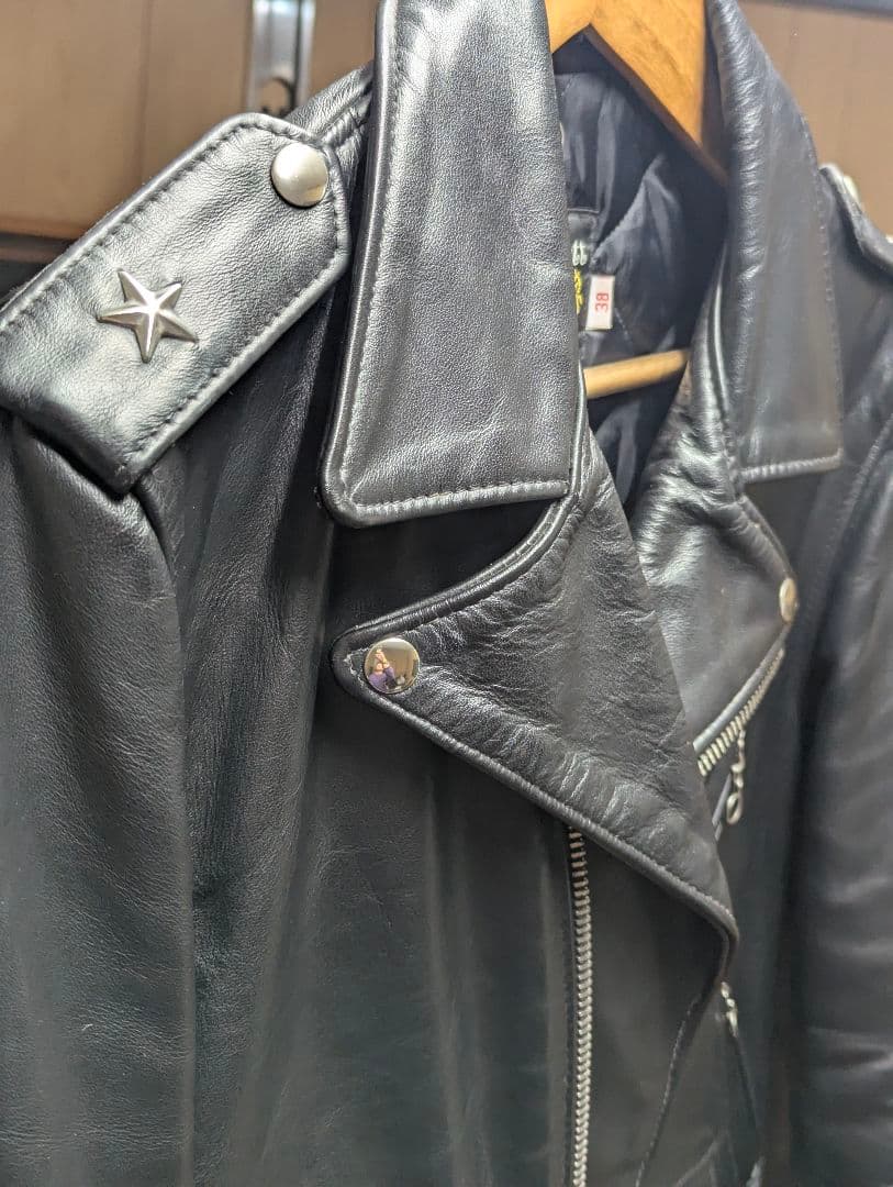 ライダース　ダブル　Schott　 613US サイズ38　ワンスター　最初価格