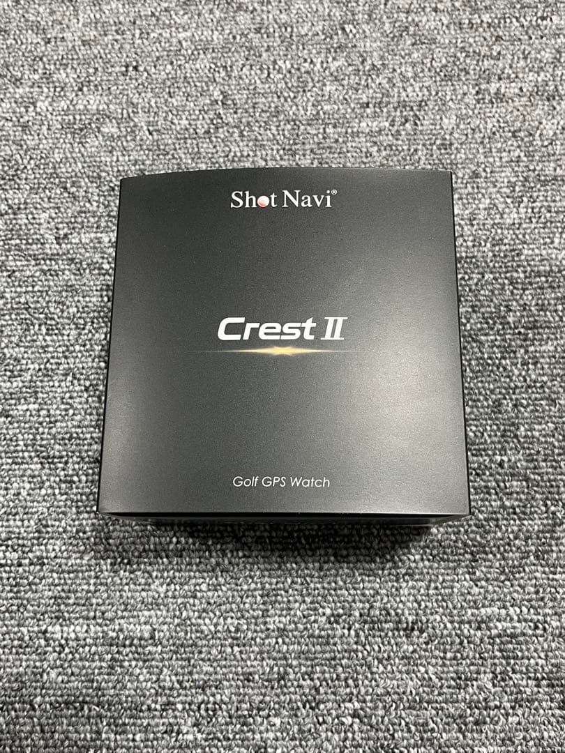 【新品】Shot Navi Crest II ゴルフGPSウォッチ ブラック