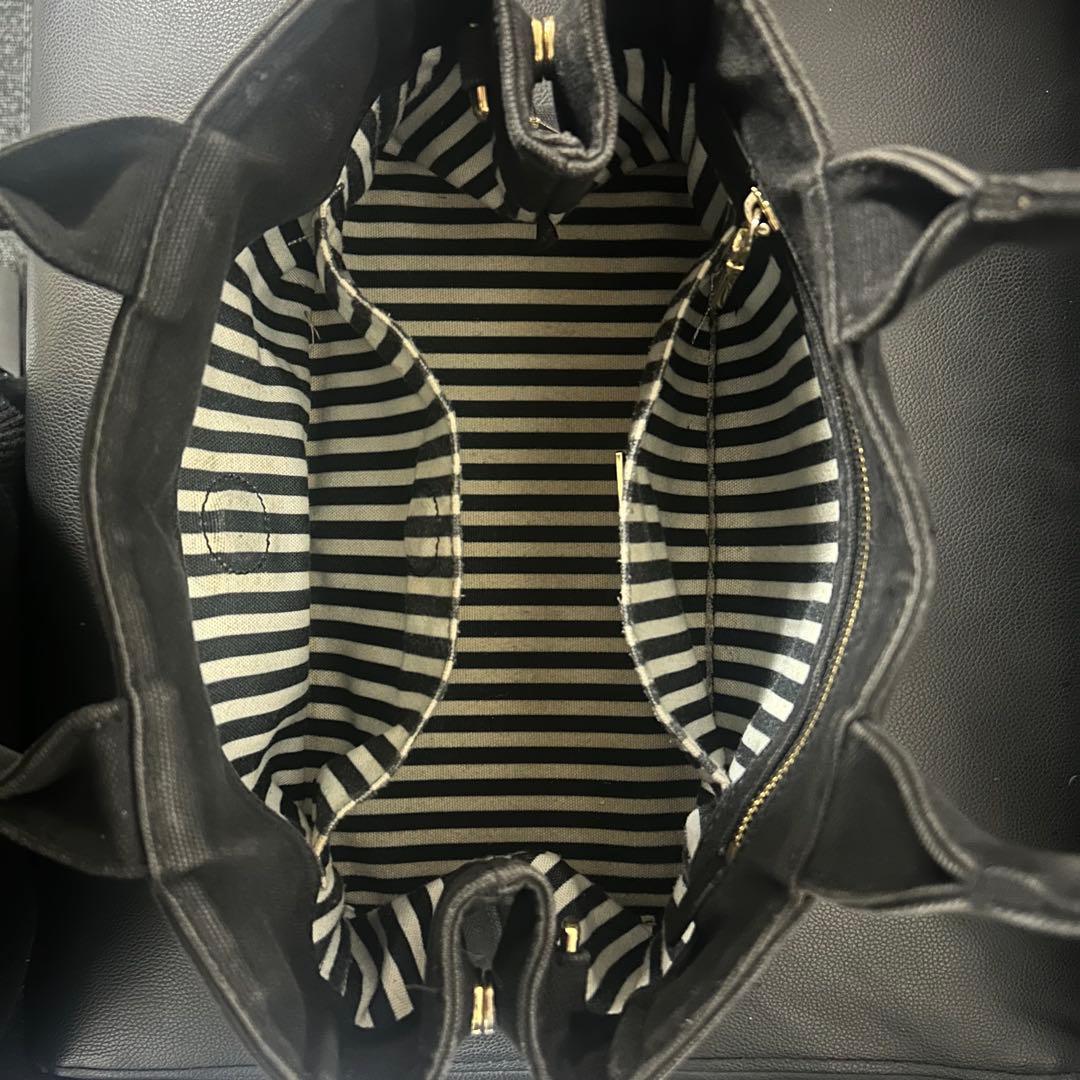 【正規品】PRADA カナパ ミニトートバッグ/ブラック/サイズS/傷あり