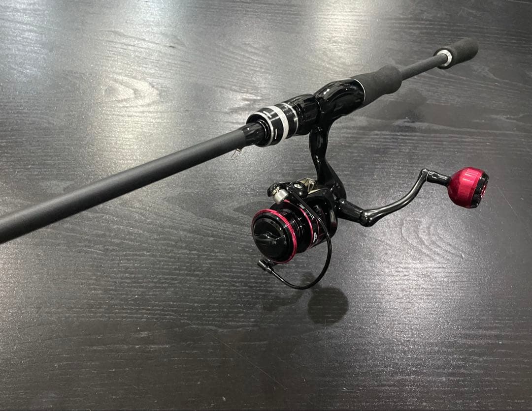海釣りルアー釣りデビュー2ピーススピニングロッド&3000番リール&ルアー他付き