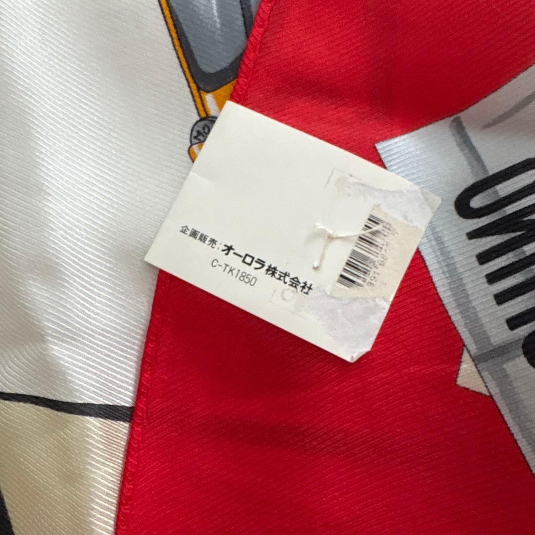 未使用　MOSCHINO シルク　スカーフ　ハイヒール　バッグ　モスキーノ