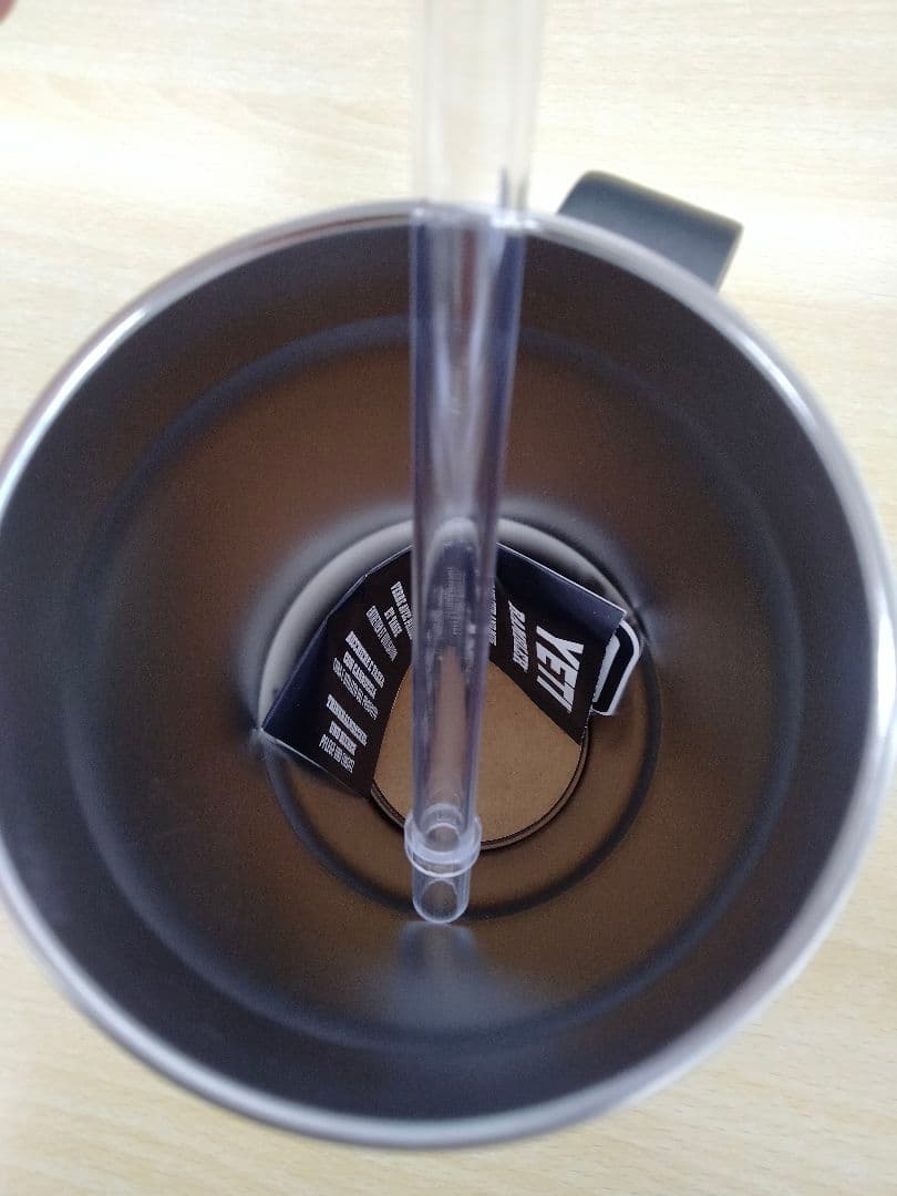 ☆YETI Rambler 25 ozブラック☆ストロー付きマグ新品未使用品