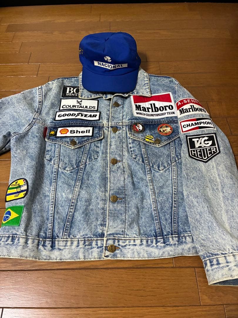 【伝説の鈴鹿1991】アイルトン・セナ F1パッチカスタムGジャン 伊製ボディ