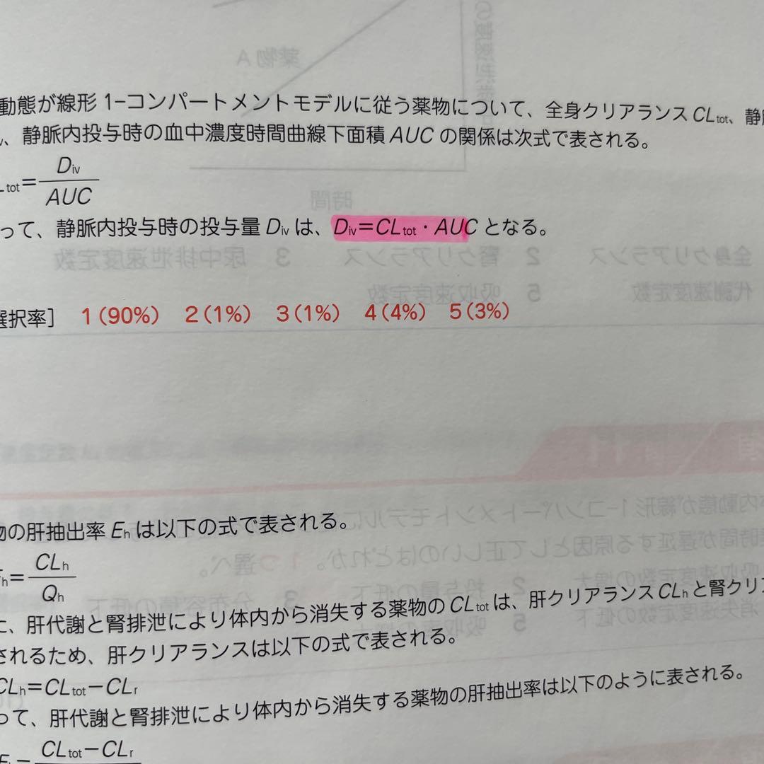 薬剤師国家試験対策　青本青問