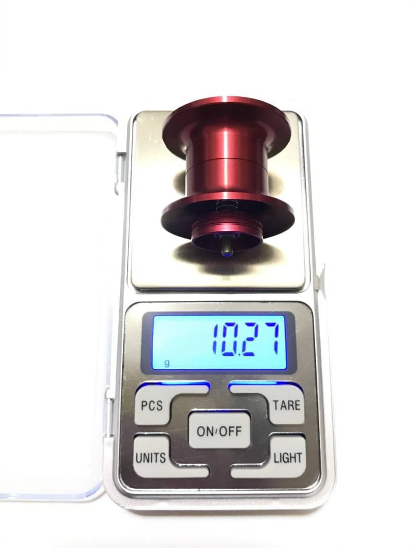 34mm フィネススプール 約10.3g 深溝 レッド スティーズ ジリオン等