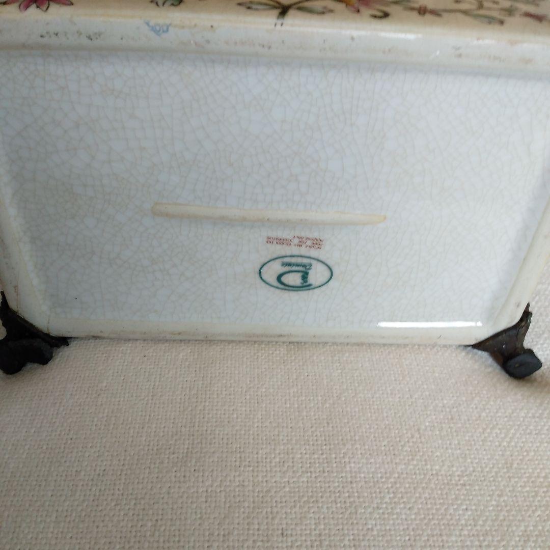 アンティーク陶器ボックス