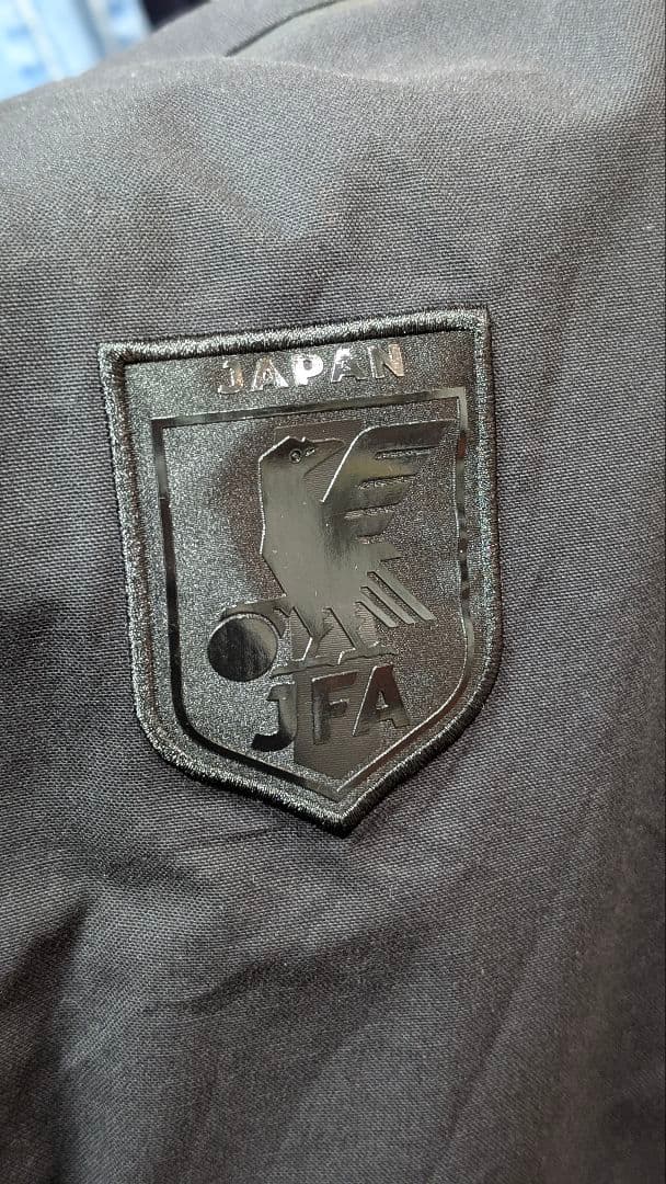 adidas アディダス コットンジャケット黒 JFA