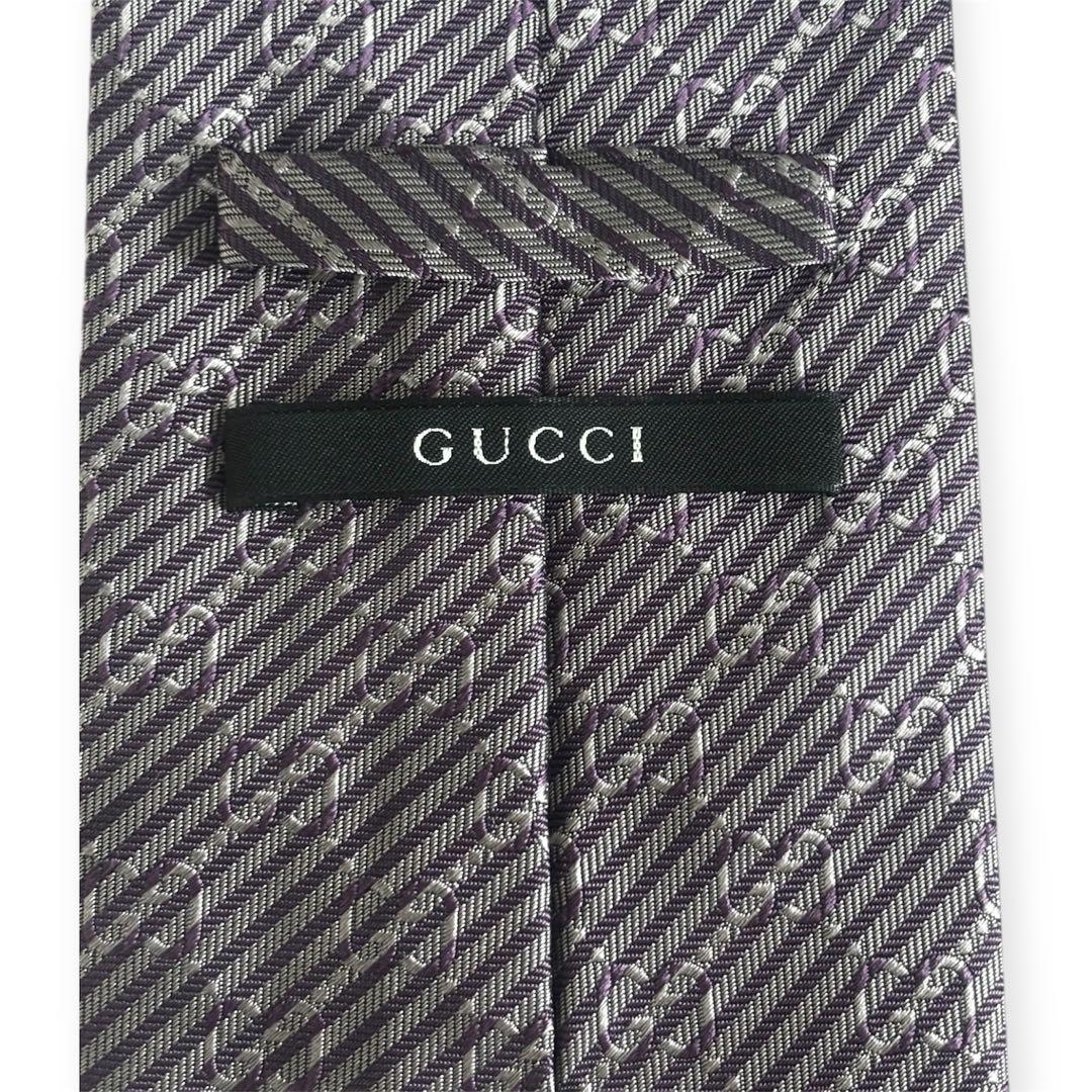 GUCCI ヘリンボーンパターン ネクタイ