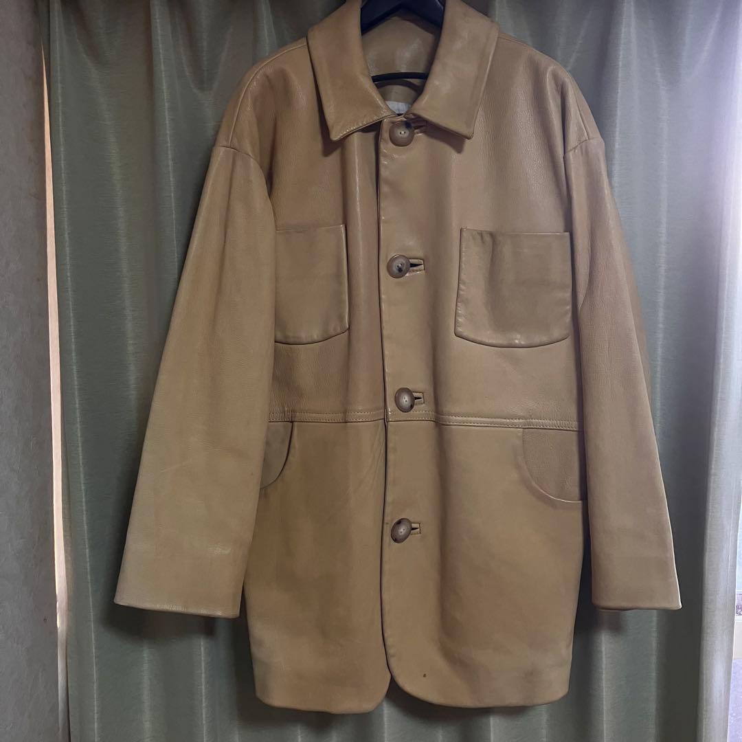 90年代ヴィンテージ レザーコートTHINKTANK LATNAYLOR