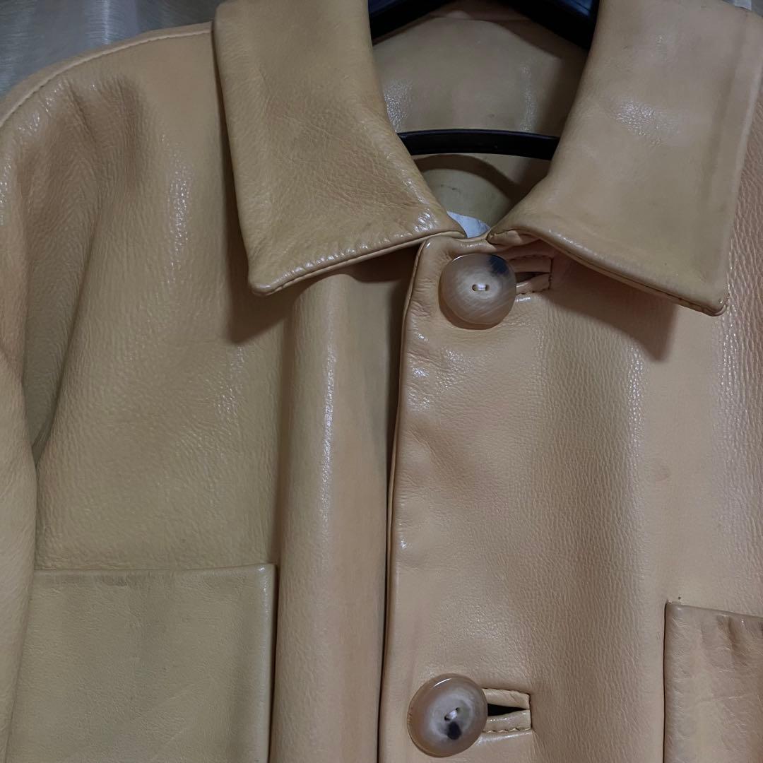 90年代ヴィンテージ レザーコートTHINKTANK LATNAYLOR