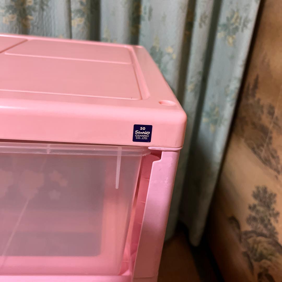 里佳⭐︎サンリオハローキティ　エンジェル　3段収納ケース　衣装ケース　ピンク