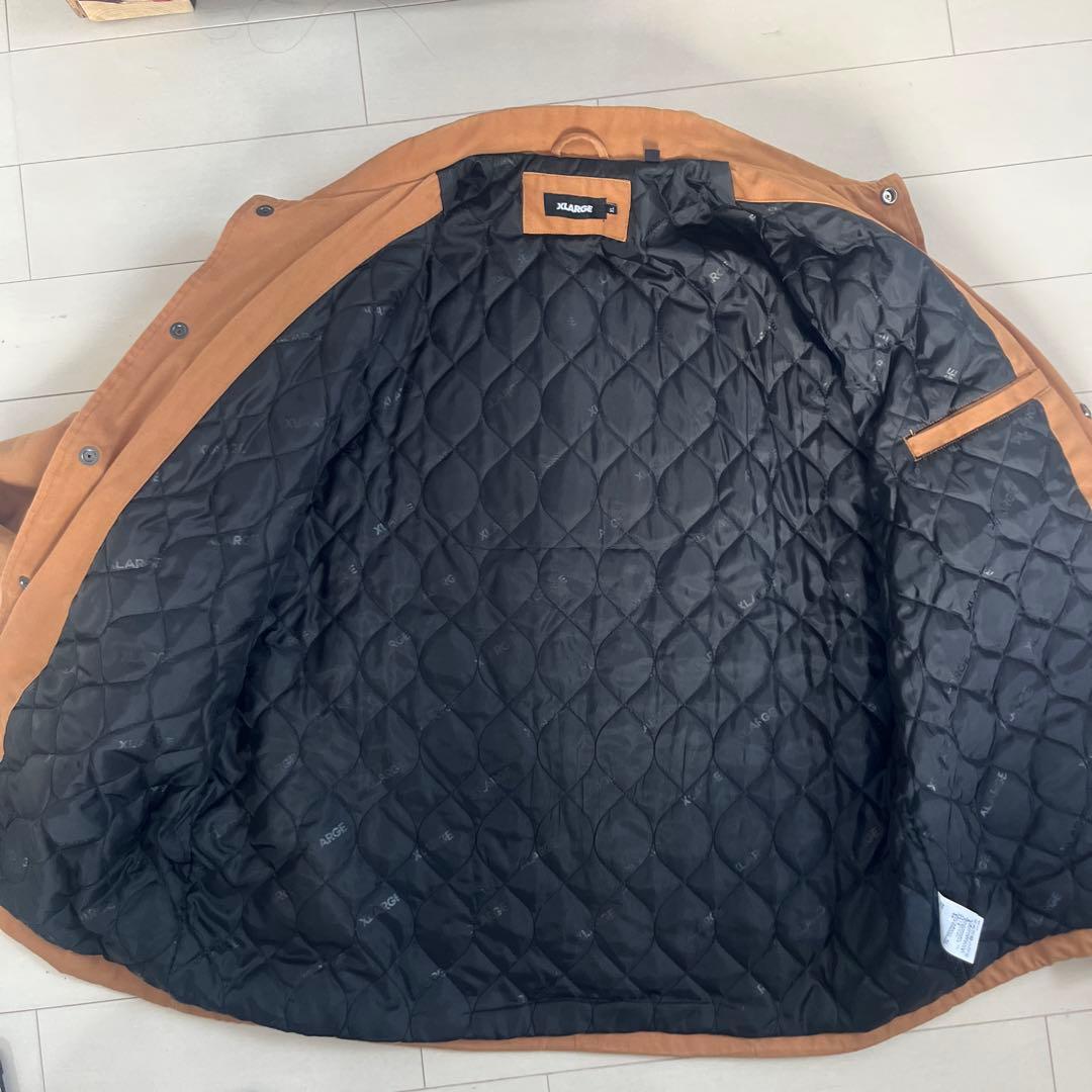 XLARGE ブラウンコーチジャケット ゴリラロゴ