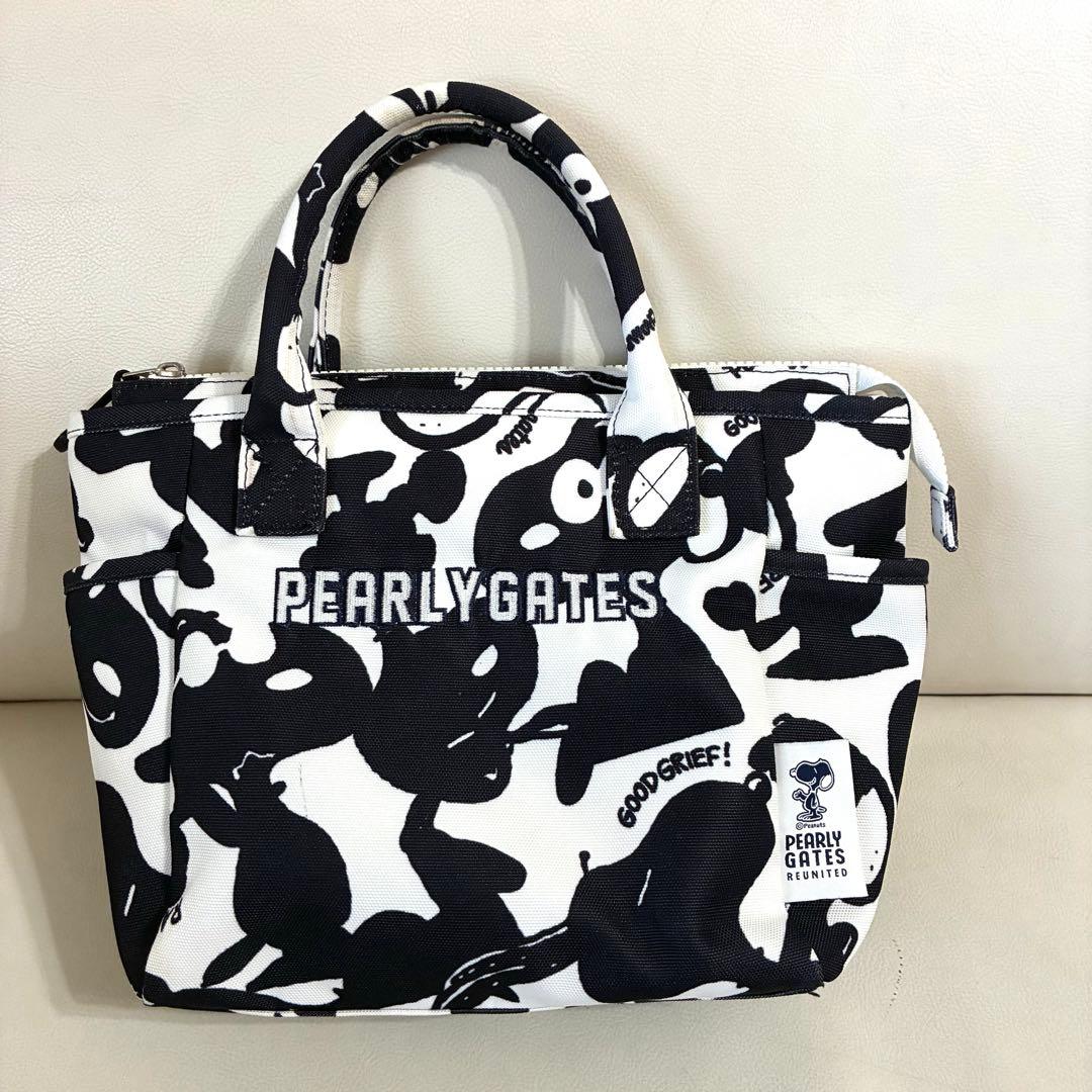 PEARLY GATES スヌーピー（PEANUTS）コラボトートバッグ。