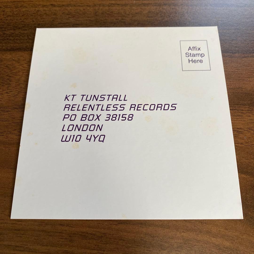 【7\"】KT Tunstall / Suddenly I See ポストカード付